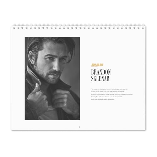 Brandon Sklenar Vol.1-2026 Wall Calendar von RR.Design