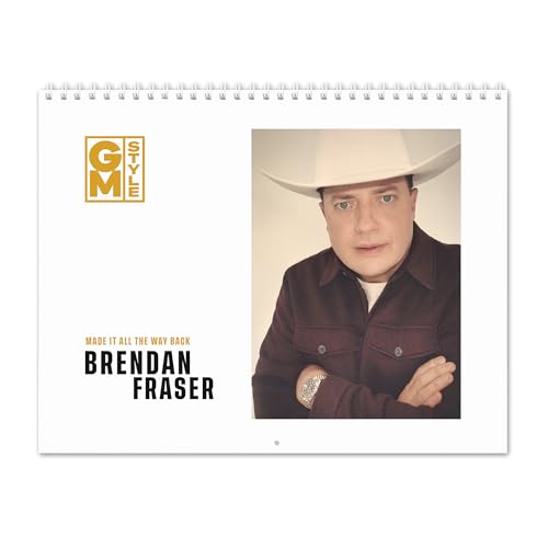 Brendan Fraser Vol.1-2026 Wall Calendar Brendan Fraser Vol.1-2026 Wall Calendar von RR.Design