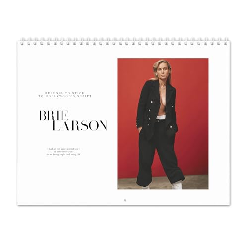 Brie Larson Vol.3-2026 Wall Calendar Brie Larson Vol.3-2026 Wall Calendar von RR.Design