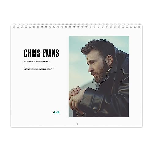 Chris Evans Vol.1-2026 Wall Calendar von RR.Design