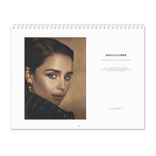 Emilia Clarke Vol.2-2026 Wall Calendar Emilia Clarke Vol.2-2026 Wall Calendar von RR.Design
