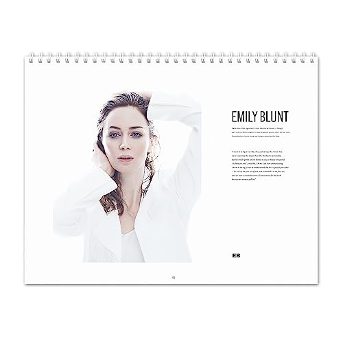 Emily Blunt Vol.1-2026 Wall Calendar Emily Blunt Vol.1-2026 Wall Calendar von RR.Design