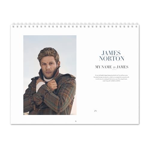 James Norton Vol.1-2026 Wall Calendar James Norton Vol.1-2026 Wall Calendar von RR.Design