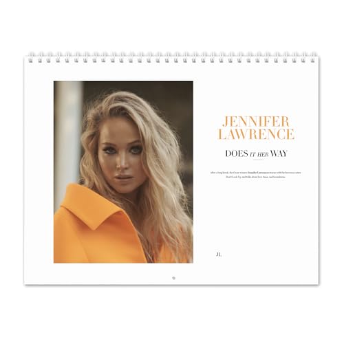 Jennifer Lawrence Vol.2-2026 Wall Calendar von RR.Design