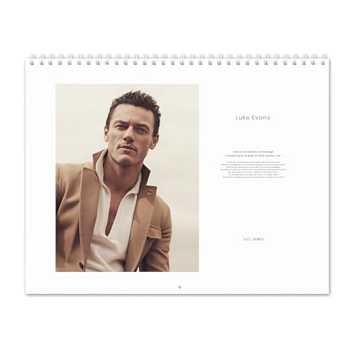 Luke Evans Vol.2-2026 Wall Calendar Luke Evans Vol.2-2026 Wall Calendar von RR.Design