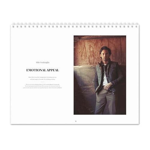 Milo Ventimiglia Vol.1-2026 Wall Calendar Milo Ventimiglia Vol.1-2026 Wall Calendar von RR.Design