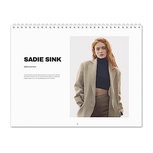 Sadie Sink Vol.2-2026 Wall Calendar Sadie Sink Vol.2-2026 Wall Calendar von RR.Design