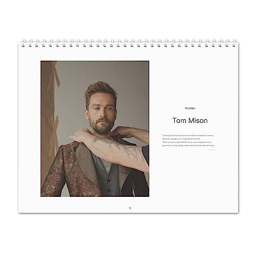 Tom Mison Vol.1-2026 Wall Calendar Tom Mison Vol.1-2026 Wall Calendar von RR.Design