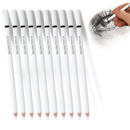 10 Stück Radierstift Radierer in Stiftform Radiergummi Zeichenstift Radiergummi zum Zeichnen Radierer Radiergummi Stift für Künstler Skizzieren Malerei Zubehör für Skizzen und farbige Illustrationen 10 Stück Radierstift Radierer in Stiftform Radiergummi Zeichenstift Radiergummi zum Zeichnen Radierer Radiergummi Stift für Künstler Skizzieren Malerei Zubehör für Skizzen und farbige Illustrationen von RRICHH