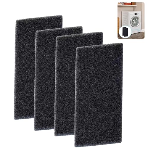 4x Filter Trockner für Bauknecht Whirlpool HX 481010354757 Schaumfilter Trockner Wärmepumpe Schwammfilter für Kondensations- und Pumpentrockner 225x107x8mm von RRICHH