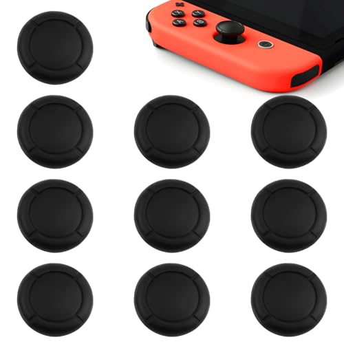 5 Paar Silikon-Joystick-Kappen Kompatibel mit Nintendo Switch, Controller-Schutz, verbesserte Daumengriffkappen, einfache Installation, verbessertes Spielerlebnis für Gamer 5 Paar Silikon-Joystick-Kappen Kompatibel mit Nintendo Switch, Controller-Schutz, verbesserte Daumengriffkappen, einfache Installation, verbessertes Spielerlebnis für Gamer von RRICHH