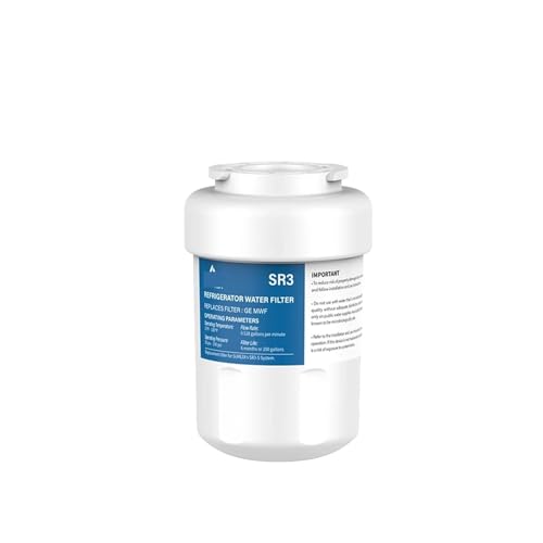 GE MWF Filter Ersatz For GE Kühlschrank Wasserfilter MWFP GWF GWFA MWFA SmartWater Filter FMG-1 46-9991, 1-4PACK(1PCS) von RRYUIOO