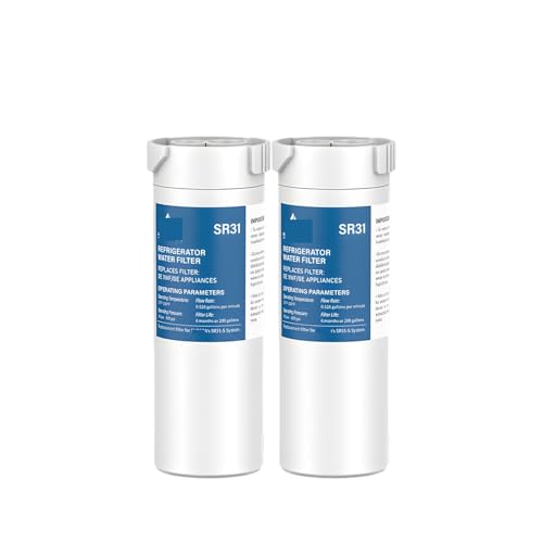 GE XWF-Wasserfilter-Ersatz For GE-Kühlschrank-XWF-Filter (nicht XWFE), 1–3 Stück Kühlschrank-Ersatzfilter-Zubehör(2PCS) von RRYUIOO