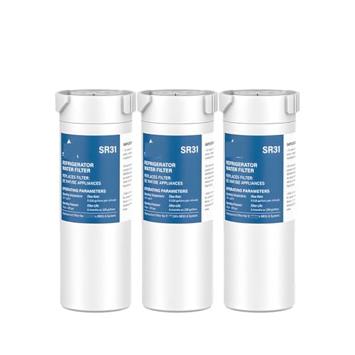GE XWF-Wasserfilter-Ersatz For GE-Kühlschrank-XWF-Filter (nicht XWFE), 1–3 Stück Kühlschrank-Ersatzfilter-Zubehör(3PCS) von RRYUIOO
