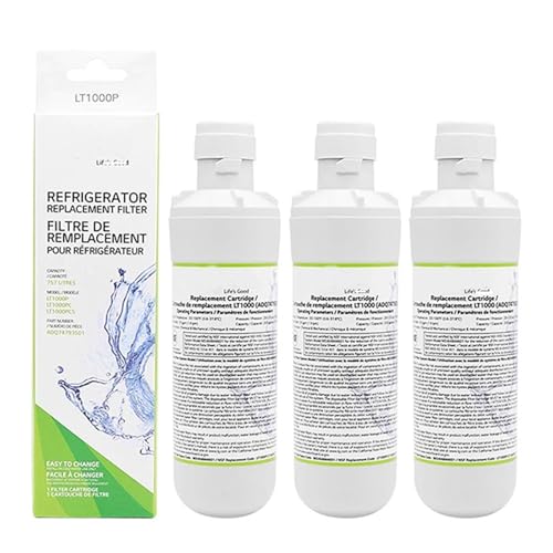 Kühlschrank-Aktivkohlefilter Kühlschrank-Wasserfilter LT1000P LT1000PC ADQ74793501 ADQ75795105 Oder AGF80300704 Kühlschrank-Filterelement Austauschen(3PCS) von RRYUIOO