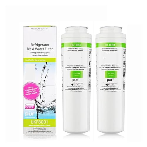 Kühlschrank-Wasserfilter, Aktivkohlefilter, Kompatibel Mit Maytag UKF8001, EDR4RXD1, Pur Filter 4, 46-9005, Wasserfilter, Kühlschrankteile(2pcs) von RRYUIOO