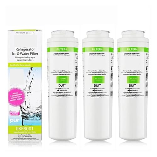 Kühlschrank-Wasserfilter, Aktivkohlefilter, Kompatibel Mit Maytag UKF8001, EDR4RXD1, Pur Filter 4, 46-9005, Wasserfilter, Kühlschrankteile(3pcs) von RRYUIOO