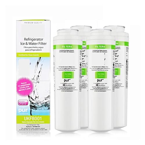 Kühlschrank-Wasserfilter, Aktivkohlefilter, Kompatibel Mit Maytag UKF8001, EDR4RXD1, Pur Filter 4, 46-9005, Wasserfilter, Kühlschrankteile(4pcs) von RRYUIOO