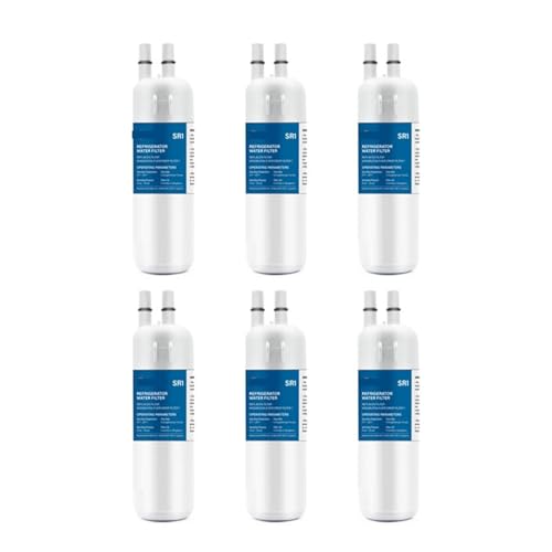 Kühlschrank-Wasserfilter, Kompatibel Mit W10295370A, W10295370W10276924, W10291030, WRL767SIAM, WRS322FDAB, WRS325FDAB Ersatz(6pcs) von RRYUIOO