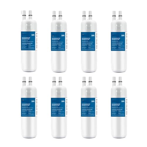 Kühlschrank-Wasserfilter, Kompatibel Mit W10295370A, W10295370W10276924, W10291030, WRL767SIAM, WRS322FDAB, WRS325FDAB Ersatz(8PCS) von RRYUIOO