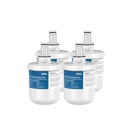 Kühlschrank-Wasserfilter DA29-00003G-Kartusche, Kompatibel Mit Samsung DA29-00003F DA29-00003B HAFCU1 RFG237AARS, Kühlschrank-Ersatzfilterzubehör(4pcs) von RRYUIOO