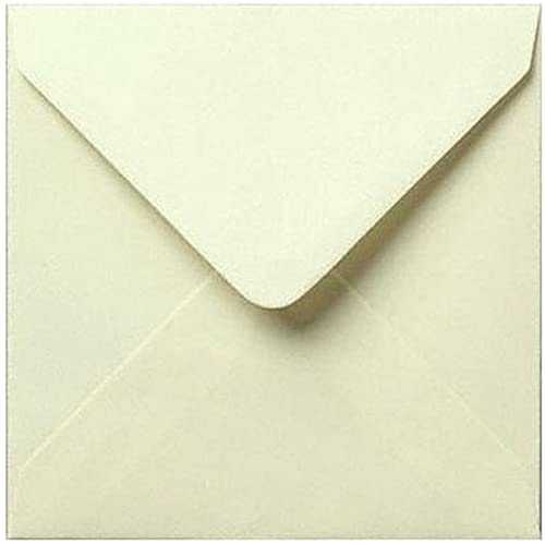 Luxus Quadratische Briefumschläge 14 x 14 cm 140 x 140 mm 110 GSM Creme 200 von RS C&C