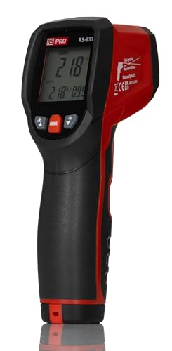 RS-833 Infrarot-Thermometer 12:1, bis +650°C, Celsius/Fahrenheit RS-833 Infrarot-Thermometer 12:1, bis +650°C, Celsius/Fahrenheit von RS PRO