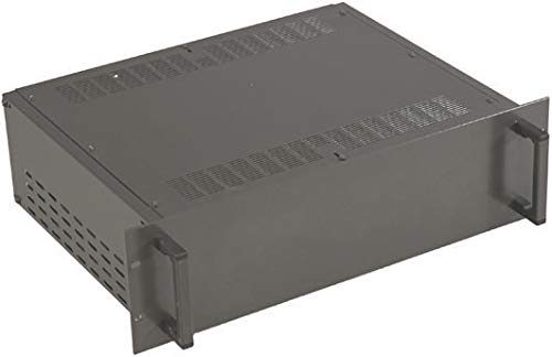 RS PRO 19 Zoll Rack Gehäuse 3U Schwarz, 482,6 mm x 335mm x 132,6 mm von RS PRO