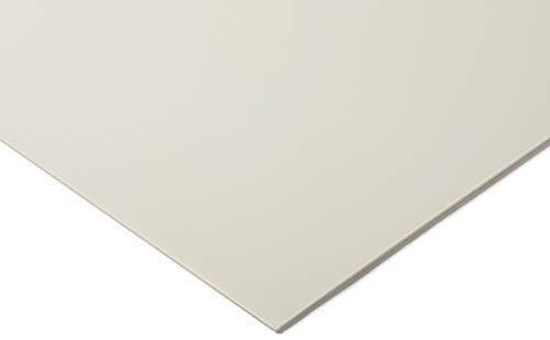 RS PRO ABS Kunststoffplatte, Weiß, 4.5mm x 610mm x 1220mm bis +75°C, Voll von RS PRO