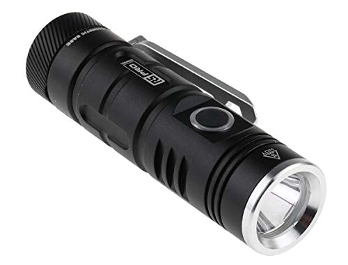 RS PRO Akku Taschenlampe LED Schwarz im Alu-Gehäuse, 600 lm / 120 m, 94,5 mm von RS PRO