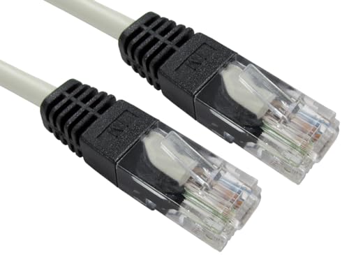 RS PRO Ethernetkabel Cat.5e, 10m, Grau Patchkabel, A RJ45 UTP Stecker, B RJ45, PVC von RS PRO