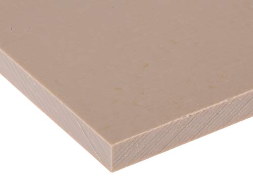 RS PRO PEEK Kunststoffplatte, Beige, 6mm x 245mm x 300mm / 1.32g/cm³ bis +260°C, Voll von RS PRO