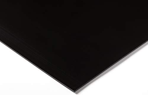 RS PRO PEHD Kunststoffplatte, Schwarz, 15mm x 500mm x 1000mm / 0.95 → 0.96g/cm³ bis +80°C, Voll von RS PRO