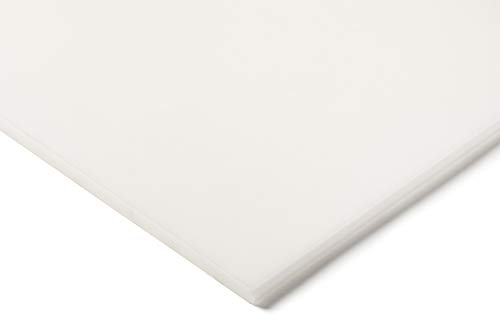 RS PRO POM Kunststoffplatte, Weiß, 16mm x 300mm x 500mm bis +100°C, Voll von RS PRO