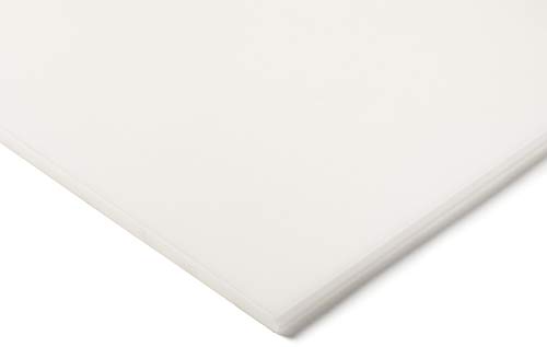 RS PRO POM Kunststoffplatte, Weiß, 25mm x 300mm x 500mm / 1.41g/cm³ bis +100°C, Voll von RS PRO