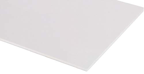 RS PRO PVC Kunststoffplatte, Weiß, 2.5mm x 600mm x 600mm bis +60°C, Voll von RS PRO