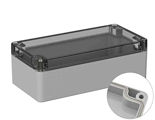RS PRO Polycarbonat Universal-Gehäuse Grau Außenmaß 80 x 160 x55mm IP66 von RS PRO
