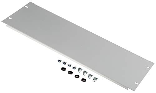 RS PRO Stahl Blindplatte 4U, 483 x 9mm, Grau von RS PRO