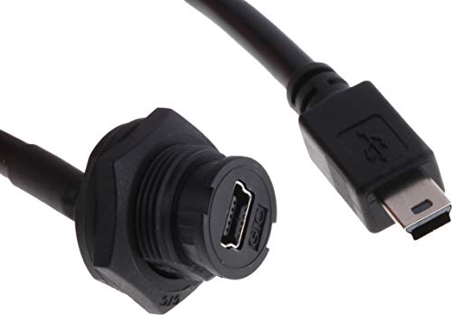 RS PRO USB-Kabel, Mini-USB B/Mini-USB B, 200mm Schwarz von RS PRO
