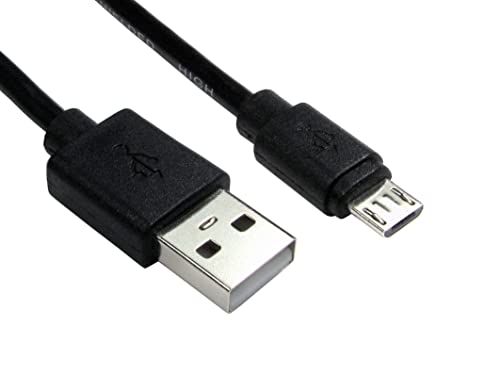 RS PRO USB-Kabel, USBA/Micro-USB B, 1m USB 2.0 Schwarz, Packung a 5 Stück von RS PRO