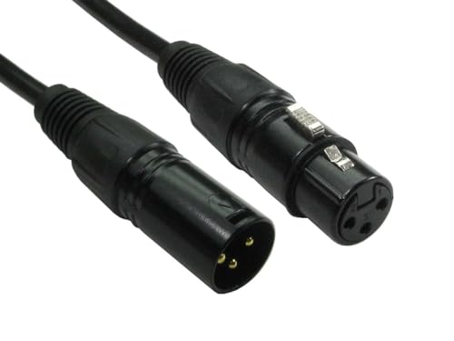 RS PRO XLR-Kabel 3-polig, XLR 3-polig, XLR 3m Schwarz von RS PRO