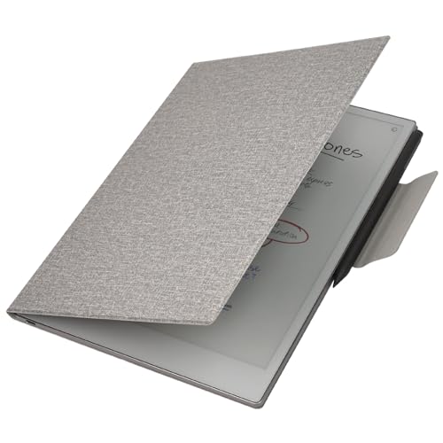 RSAquar Hülle für das Remarkable Paper Pro Tablet 11,8" (2024 Veröffentlichung) - Schlanke Schutzhülle im Buchstil mit integriertem Stifthalter (Grau) von RSAquar