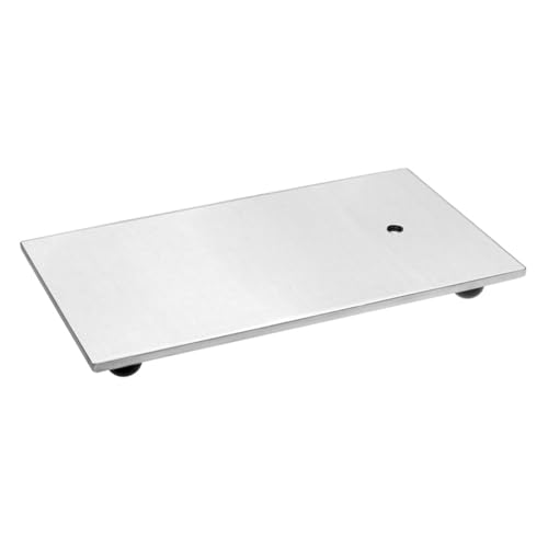 RSG Edelstahl Stativplatte mit Gewinde M10, 4 Verstellbaren Füßen, 330mm Länge, 165mm Breite, 2600g Gewicht von RSG