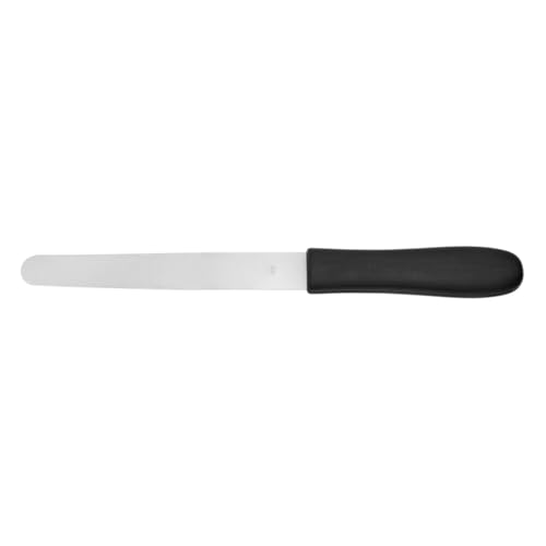 RSG Klinge Edelstahl Apothekerspatel mit Kunststoffgriff, Flexibel, 100mm Länge, 18/22mm Breite, 10 Stück von RSG