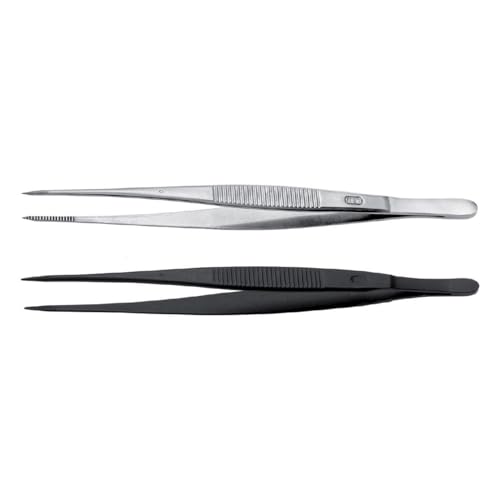 RSG PTFE-Beschichtet Spitz Pinzette, 145mm Länge, 5 Stück von RSG