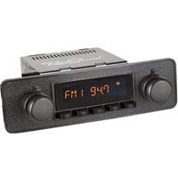 RETROSOUND Motor-6" DAB+ Komplett-Set Black RSD-Black-6 mit Zubehör Autoradio für Oldtimer und US-Cars von RTA