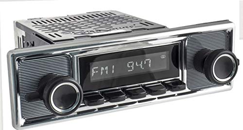 RETROSOUND Motor-6" DAB+ Komplett-Set Design Mexico mit Zubehör RSD-Mexico-6 Autoradio für Oldtimer und US-Cars von RTA