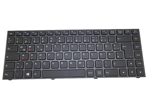 Laptop-Tastatur für CLEVO P640HJ P640HK1 P640RE P640RF P641HJ P641HK1 P641R P641RF Deutsch GR mit Grauem Rahmen und Hintergrundbeleuchtung von RTDPART