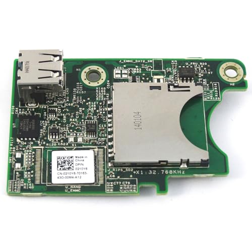 RTDPART Interner Dual-SD-Modul-Kartenleser für Dell PowerEdge M520 M620 0210Y6 210Y6 Neu von RTDPART