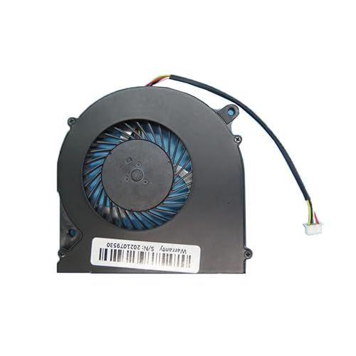 RTDPART Laptop-CPU-GPU-Lüfter für CLEVO NJ50AU NJ51AU NJ55AU NJ56AU NJ70AU NJ75AU 4PIN DC5V 0,5A Neu von RTDPART
